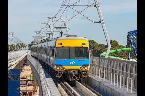 Metro Trains Melbourne services began using the new elevated station at Noble Park on February 15. (Photos: John Kirk)